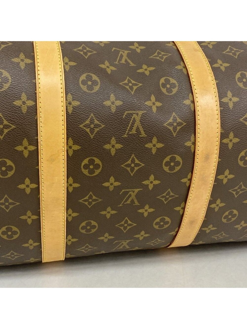 Louis Vuitton Boston Bag Monogram Keepall 60 Brown - Picture 8 of 10